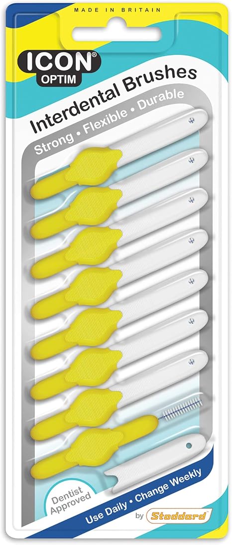 Icon Optim Interdental Brush Xxfine Red [Pack Of 8