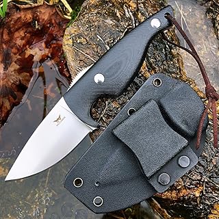 Watchman WF218 EDC Fixed Blade Knife D2 Blade Steel G10 Scales with Kydex Sheaths for Outdoor Activities Camping - Watchman