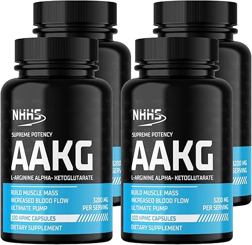 Miniatura 8 de Supreme Potency L-Arginina alfa-cetoglutarato (AAKG) - 3200 mg por porción - 100 cápsulas veganas - Apoya la fuerza muscular, resistencia y