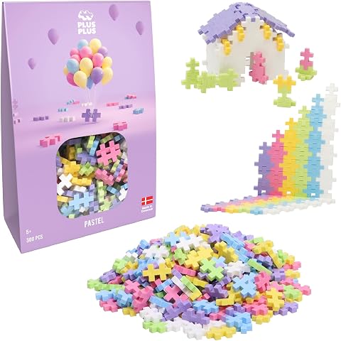 Plus Plus Klocki Mini pastelowe 300 elementów w opakowaniu [KLOCKI]