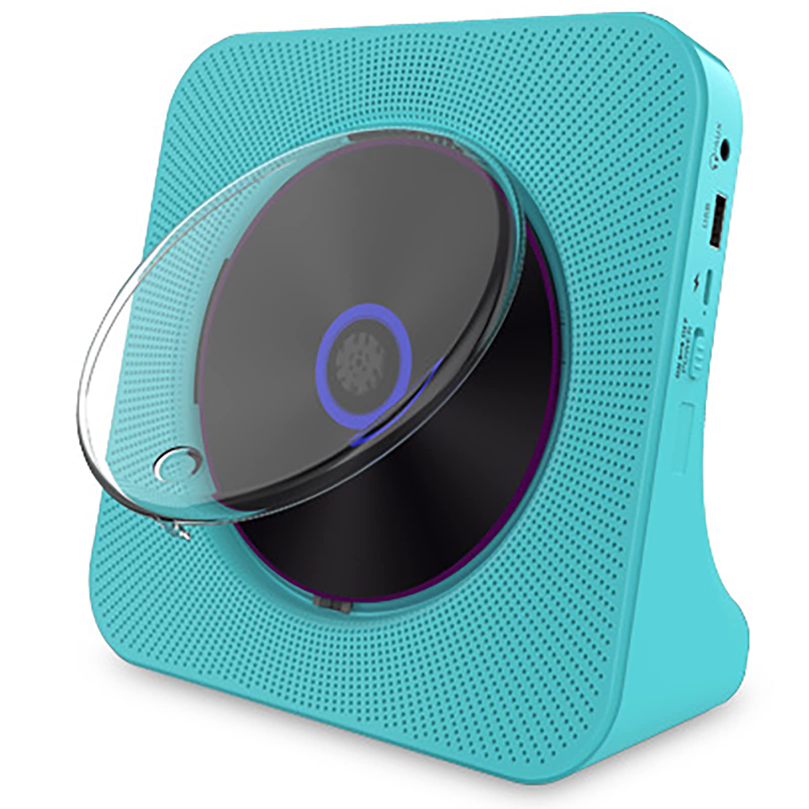 Lecteur CD portable avec haut-parleurs intégrés et radio FM de bureau