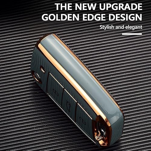 Miniatura 4 de ontto Funda protectora para llave de coche VW TPU para Volkswagen para Skoda Polo Jetta Golf 7 GTI 7, verde oscuro