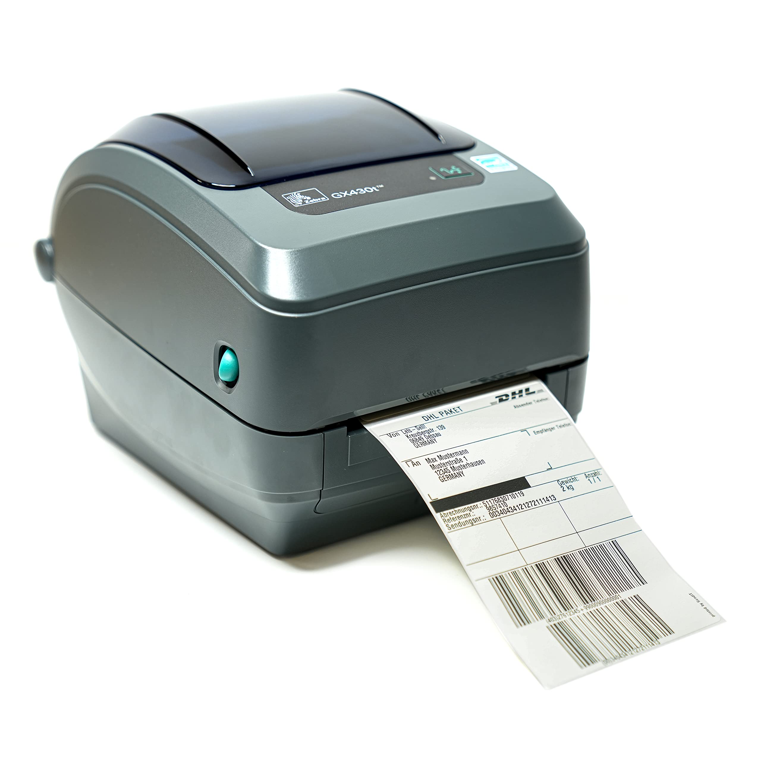 BIGtec 5000 Thermoetiketten 100 x 150mm Versandetiketten 10 Rollen je 500 Etiketten selbstklebende Adressaufkleber, permanent haftend, wasserabweisend Thermodirekt Druck Label für Thermodrucker