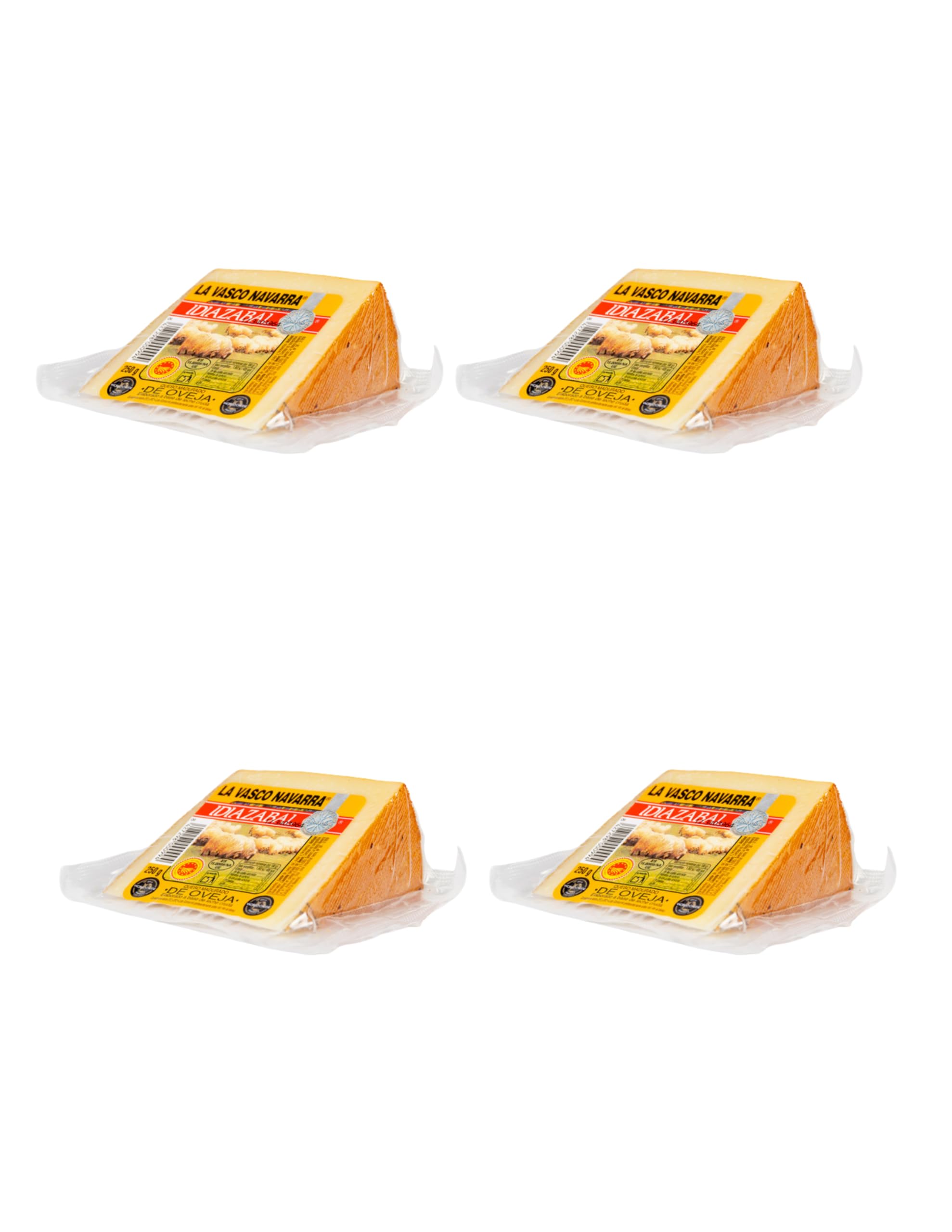 Queso de Oveja Idiazabal Madurado - Cuña 250g - D.O.P. de Leche Cruda de Oveja - Ganador World Cheese Awards Super Gold - La Vasco Navarra - NEXU