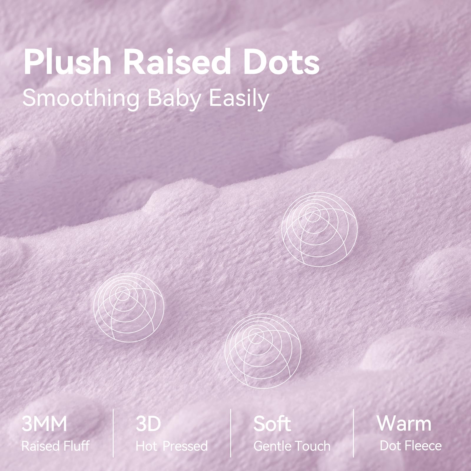Unnivoll Saco de dormir para bebé con lunares, 1,5 tog, 18-36 meses, morado taro