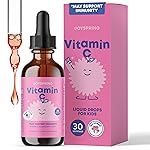 JoySpring Vitamin C and Zinc for Kids, Elderberry Liquid Supplement | Alcohol-Free Toddler Vitamin C | 3+ Years | (2 fl oz) 30 Servings
