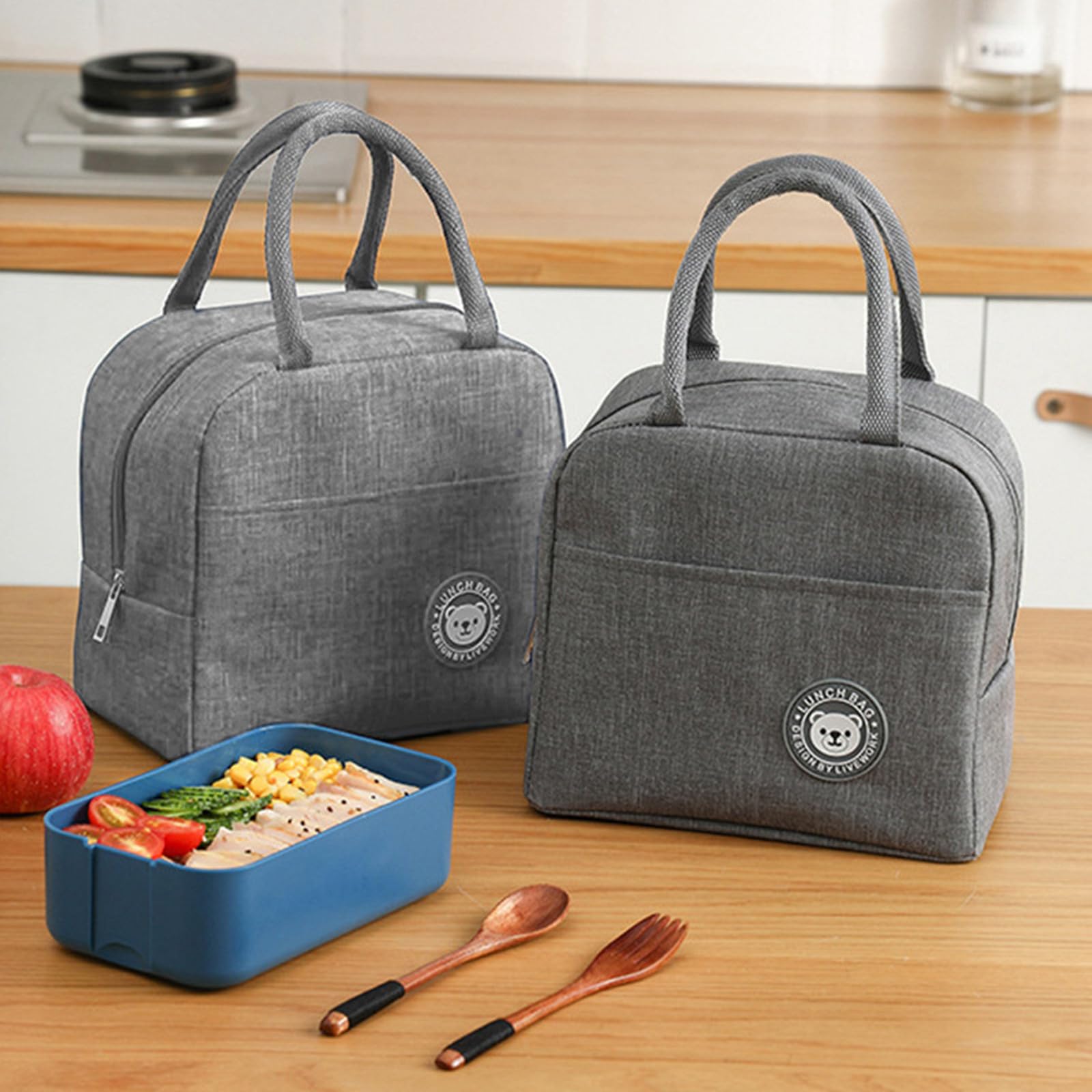 Sac à Lunch Isotherme Portable - Panier Repas Étanche Pour Bureau, École Et Pique-Nique