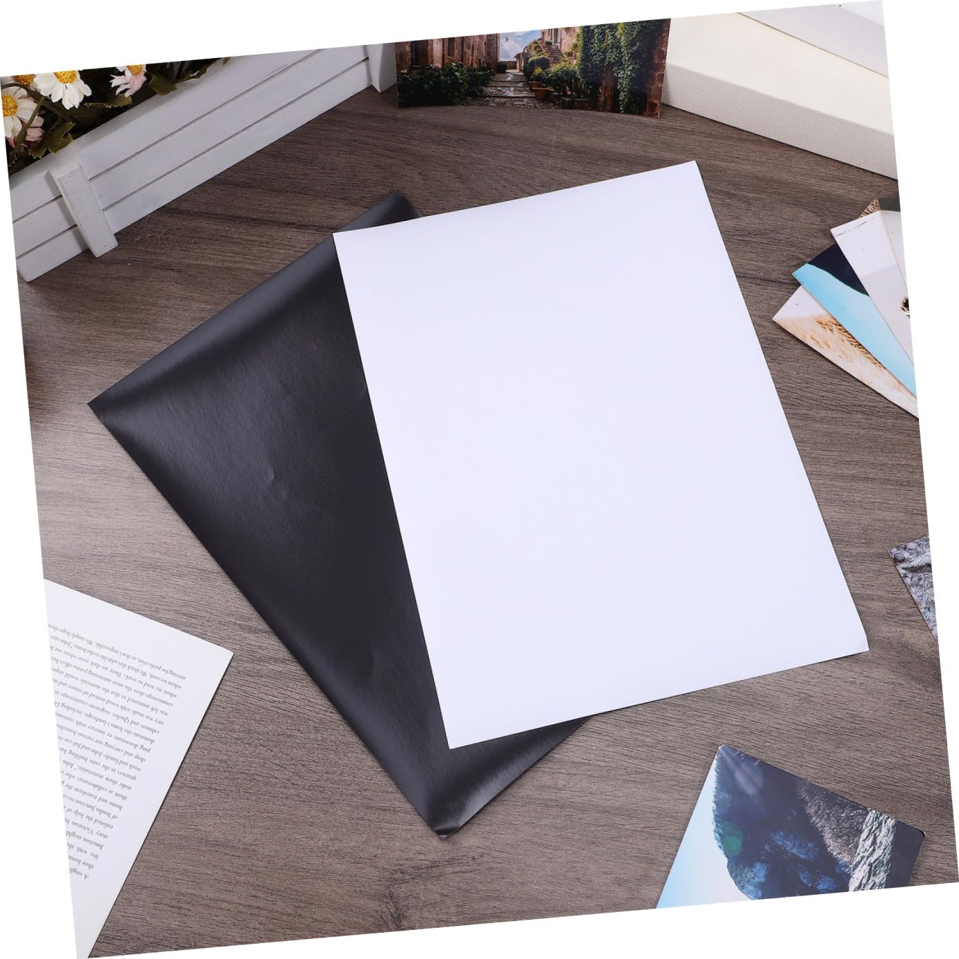 Feuilles Magnétiques Imprimables Format A4 pour Photos et Affiches Blanc Mat 10 Feuilles
