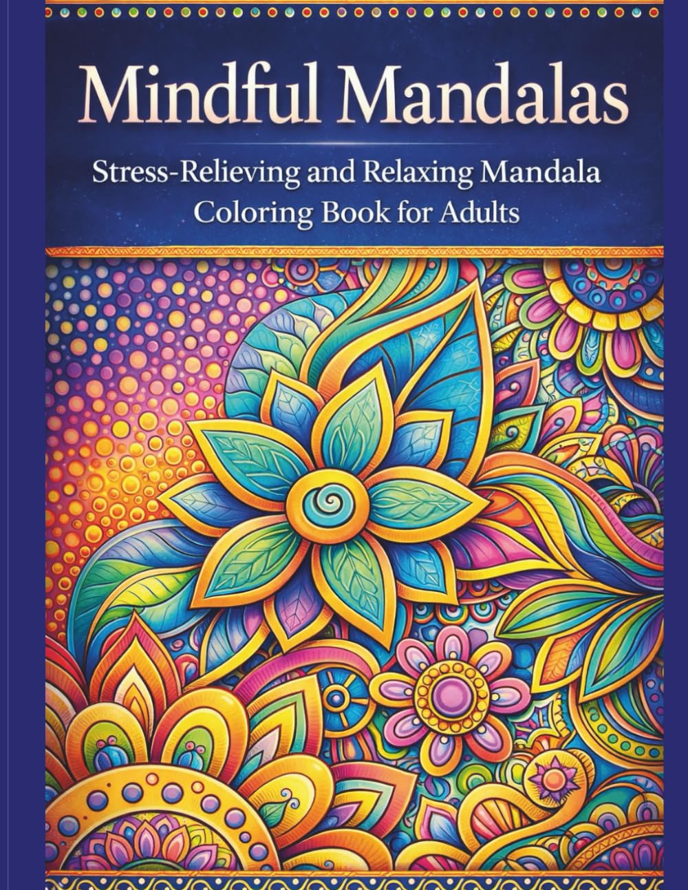 Mandala Coloring Book for Adults: 50 Relaxing and Stress-Relieving Mandala Designs for Mindfulness, Calm, and Creative Relaxation