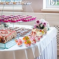 Vista 6 de Tebery Paquete de 200 cuencos de plástico transparente, 6 onzas, desechables, pequeños cuencos duros para sopa, ensalada, cuencos de fiesta