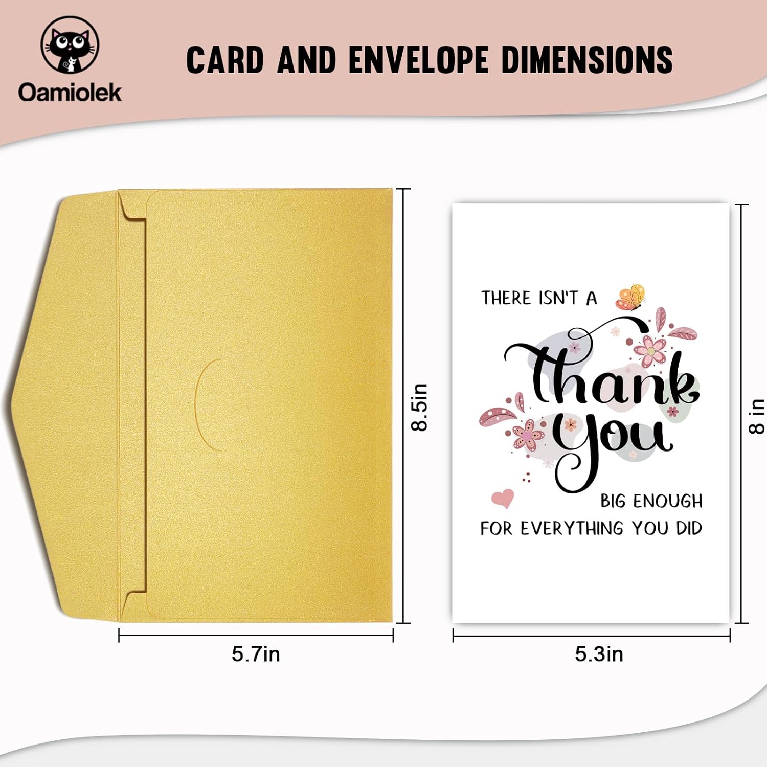 Funny Thank You Card for Him Her, Humor Appreciation Card for Men Women, Sweet Thank You Card for Teacher Nurse Colleague - Image 2