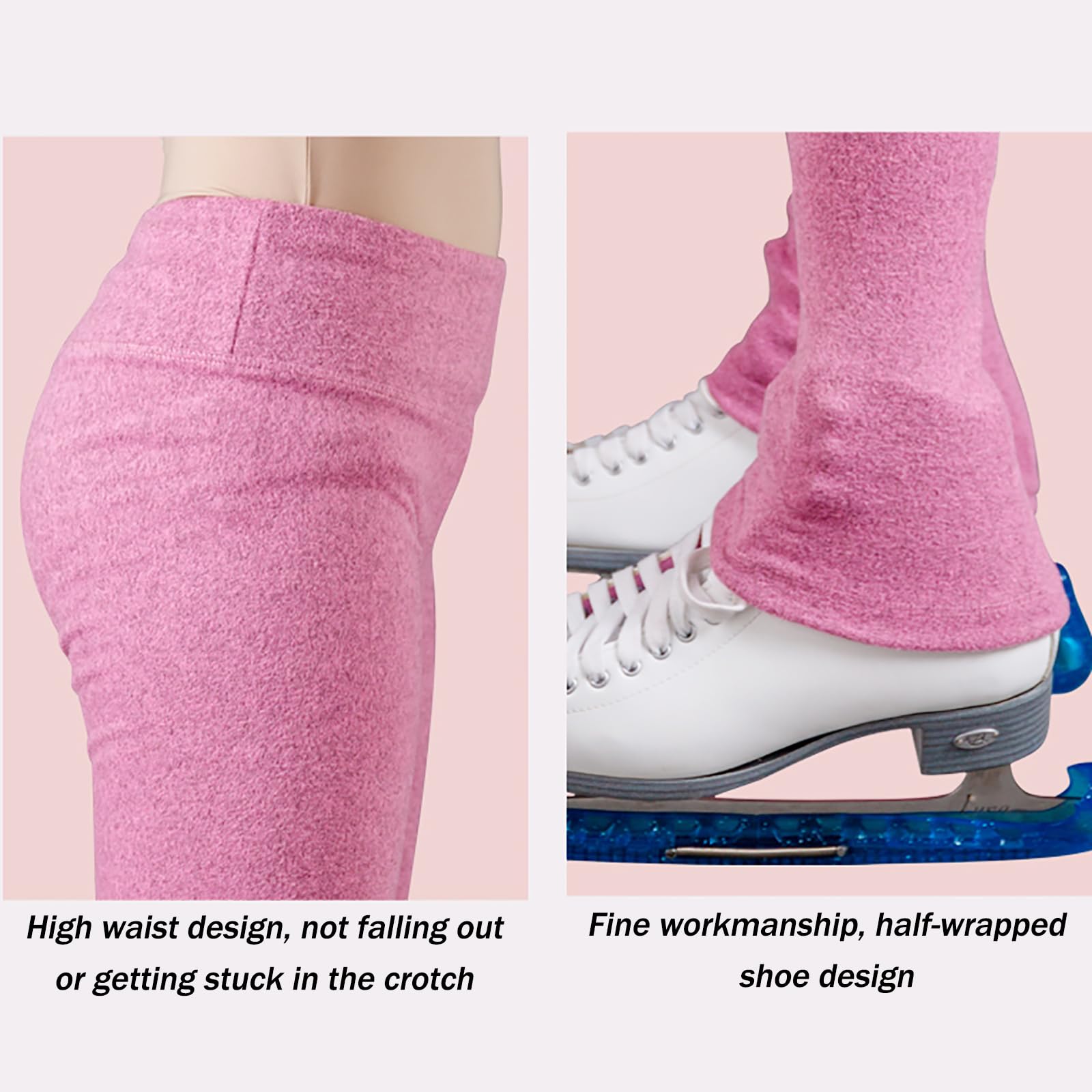 Set di Abbigliamento Sportivo per Pattinaggio Artistico Donne Giacca con Cappuccio e Pantaloni Tracksuits(Size:XL,Color:Rosa)