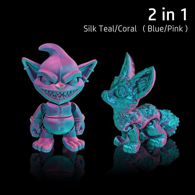 LOVOON Filamento PLA Seda Multicolor 1.75mm 1KG miniatura 2