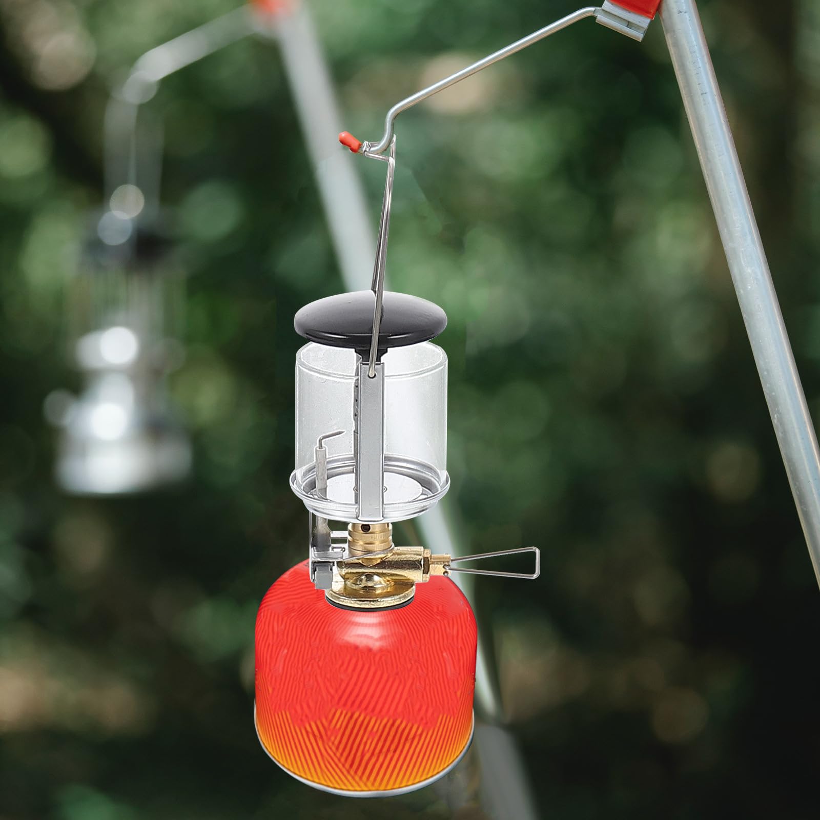 MAGICLULU Lanterne à Propane de Camping Compacte Lampe à Gaz pour Tente, 1 Pièce, Utilisation Extérieure, Éclairage et Chauffage Gaz, pour Loisirs Plein Air et Randonnée
