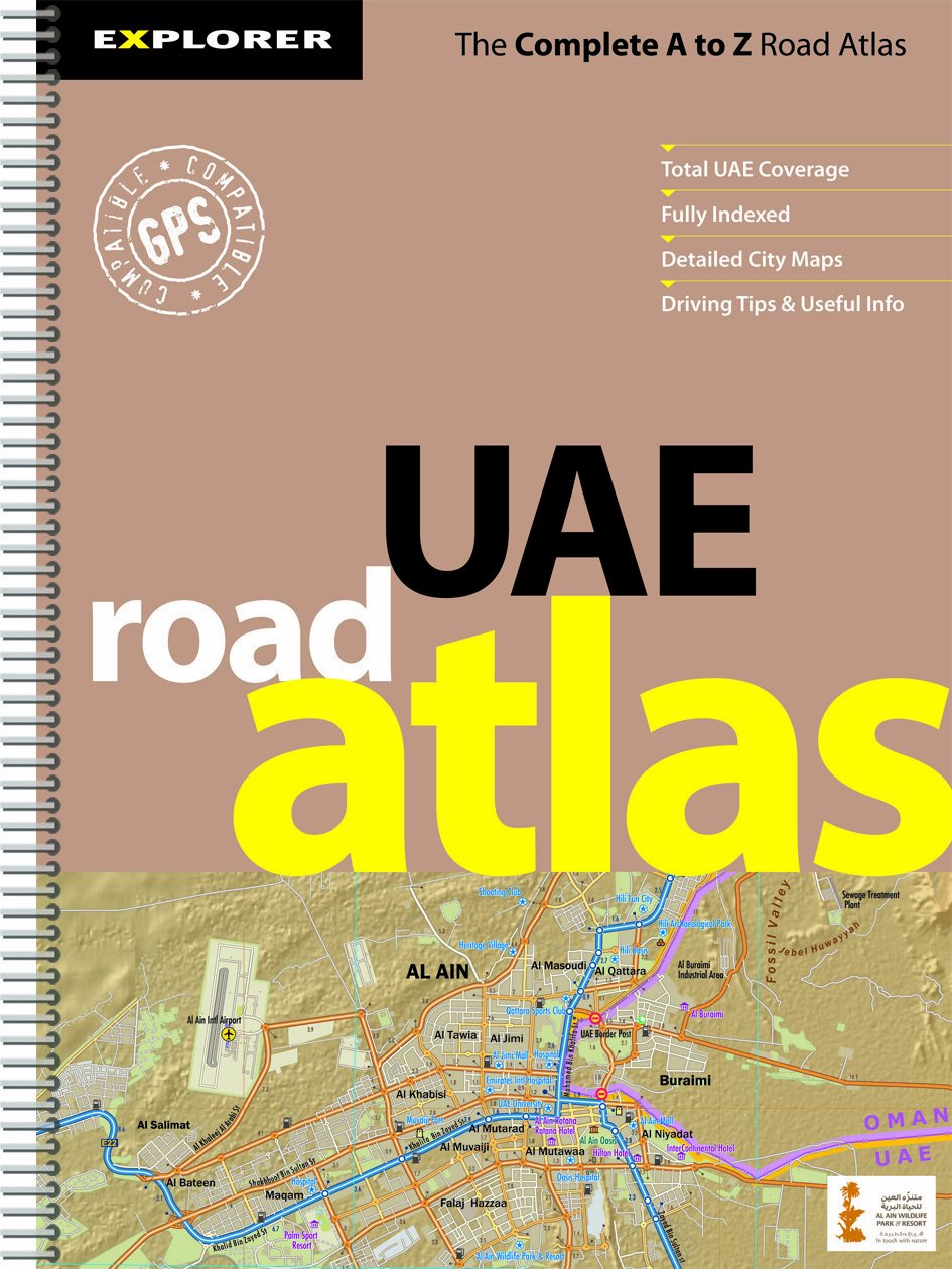 **uae road atlas (Country Atlases)