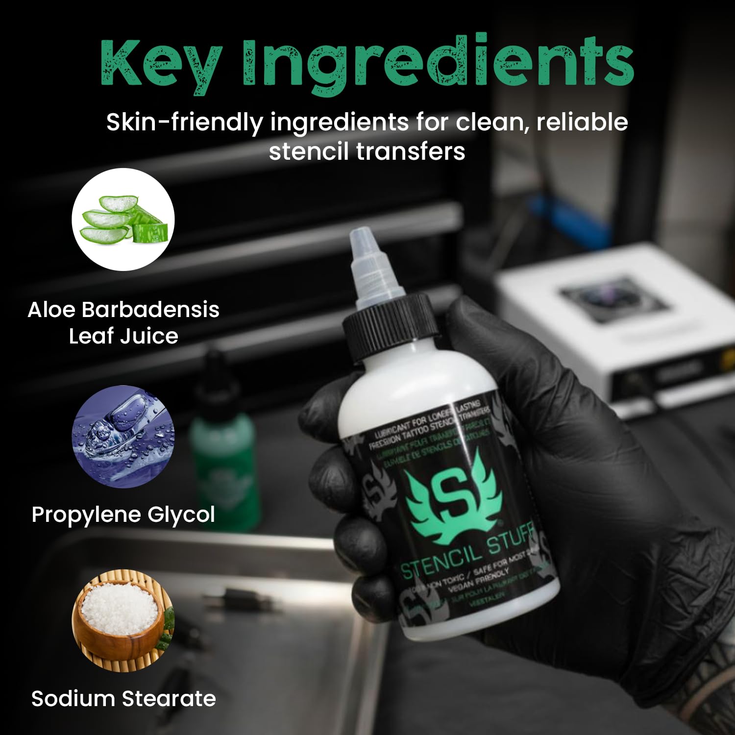 Tattoo Stencil Transfer Gel - Vegan & Easy Apply -6