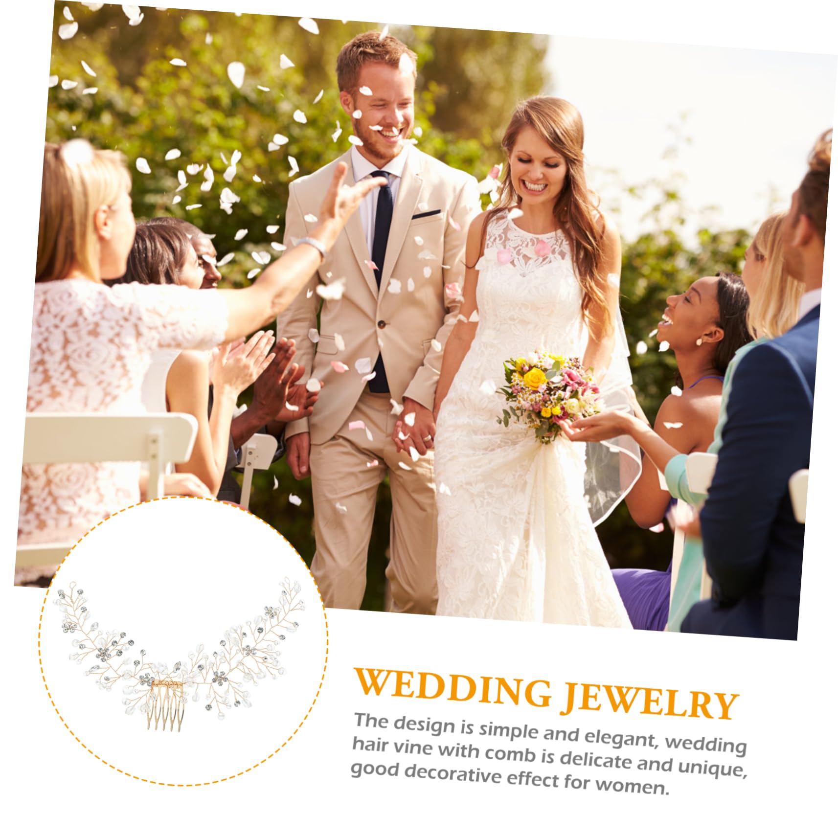 FOMIYES 4stücke Rhinestone Haarschmuck Mit Kamm Für Hochzeiten Haarvine Für Bräute Für Partys Und Besondere Anlässe Handgefertigt Hochwertigen Materialien