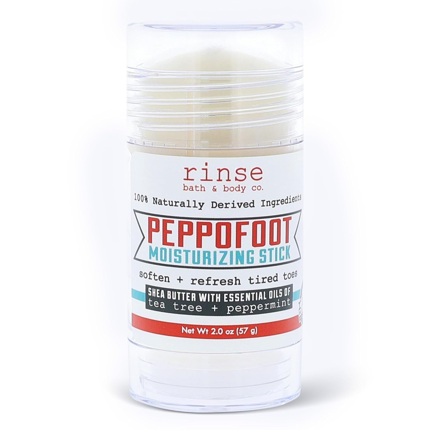 Rinse Bath & Body Peppofoot Home Pedicure Foot Spa Kit - Handmade, Natural Foot Spa Kit | Foot Scrub, Moisturizing Stick and Refreshing Spray | Gluten Free | Non-GMO | Travel Friendly