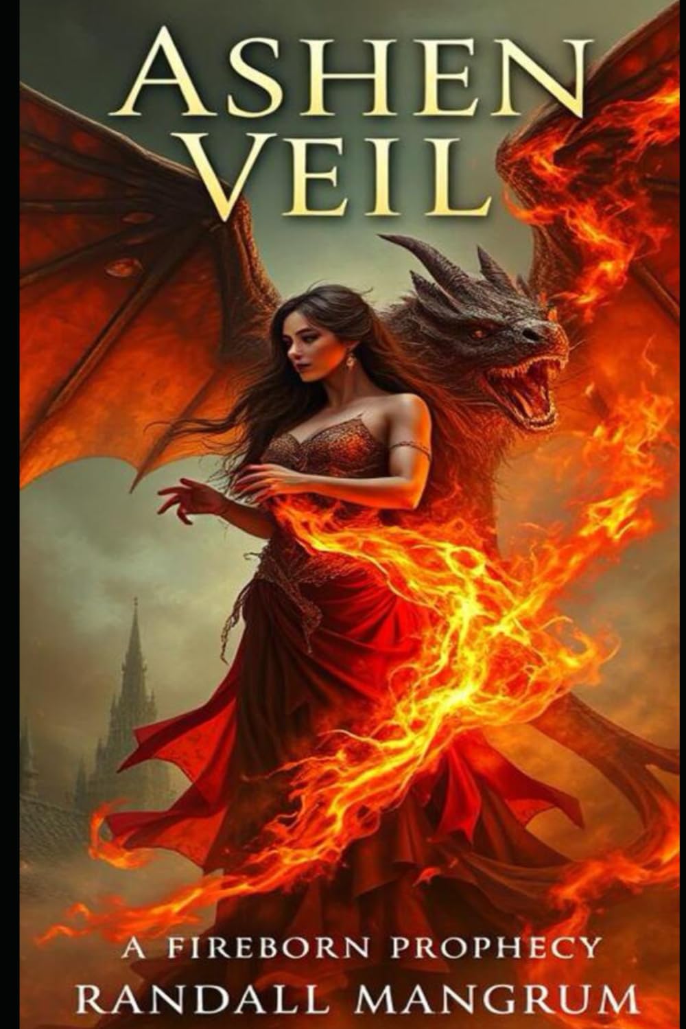 Ashen Veil: A Fireborn Prophecy (The Ashen Flames Saga)