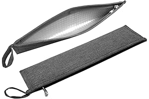 Aosbos Reusable Straws Pouch Carrying Case- Make every outing a safe sipping experience