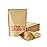 FireKylin Brown Paper Bags Stand Up Pouches Zipper Reusable Sealable 100 Pcs, with Window, 5.5 x 7.9, Food Storage Bags, for Packaging Products