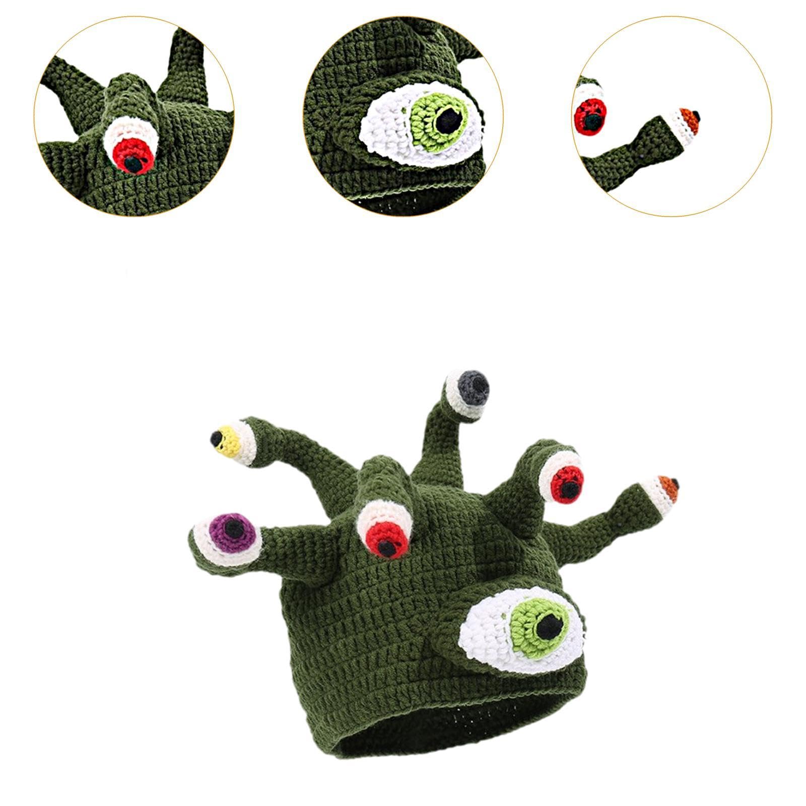 LOVIVER Cappello da polpo carino Cappello lavorato a maglia Comodo Accessori per costumi Vestire Berretto di Halloween Cappello da Cappello da cosplay