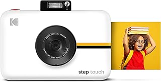 Kodak Step Touch | 13MP Digital Camera & Instant Printer with 3.5 LCD Touchscreen Display, 1080p HD Video - Editing Suite, Bluetooth & Zink Zero Ink Technology | White