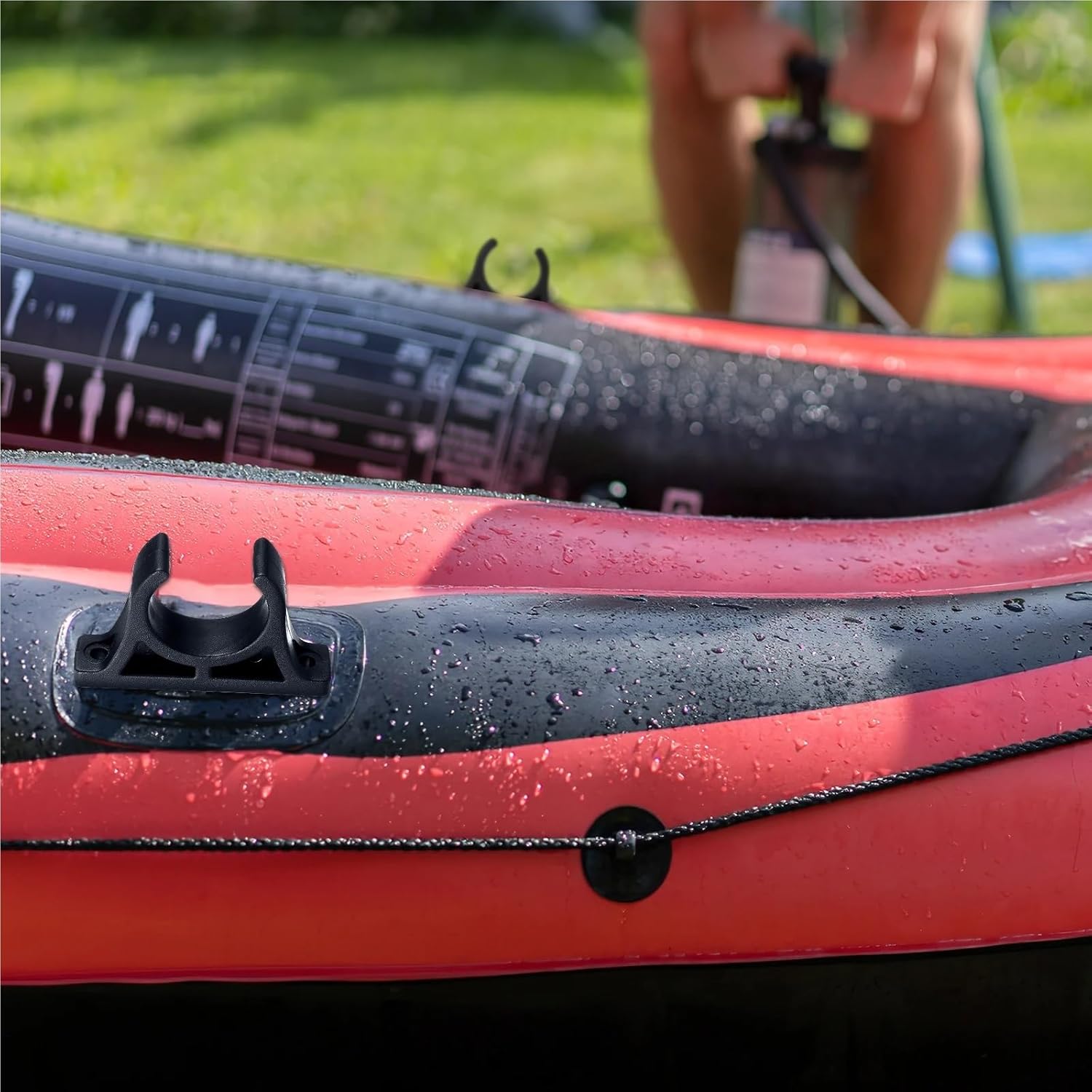 Kayak Paddle Holder 20 PCS Paddle Holder Clips Plastic Buckle Rack Mount Canoe