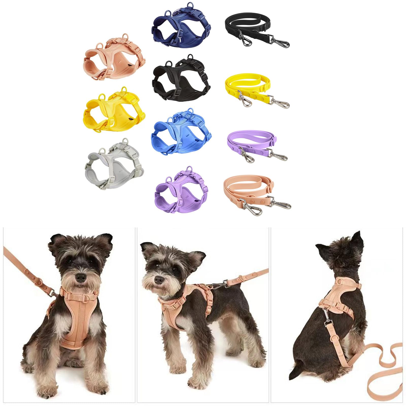 Haustierweste, atmungsaktives Trainingshalsband, verstellbares Geschirr, Hundezubehör, Haustierhalsband, Hundeweste, ausbruchsicher