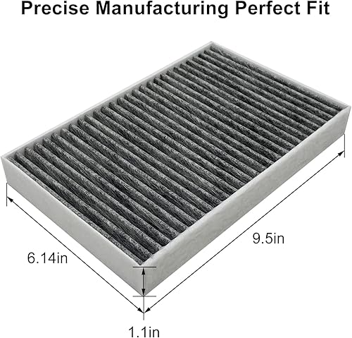 Miniatura 2 de JOJOMARK Filtro de aire de cabina para Tesla Model S con carbón activado para modelos S 1035125-00-A 2012-2015 (carbón activado 2012-2015)