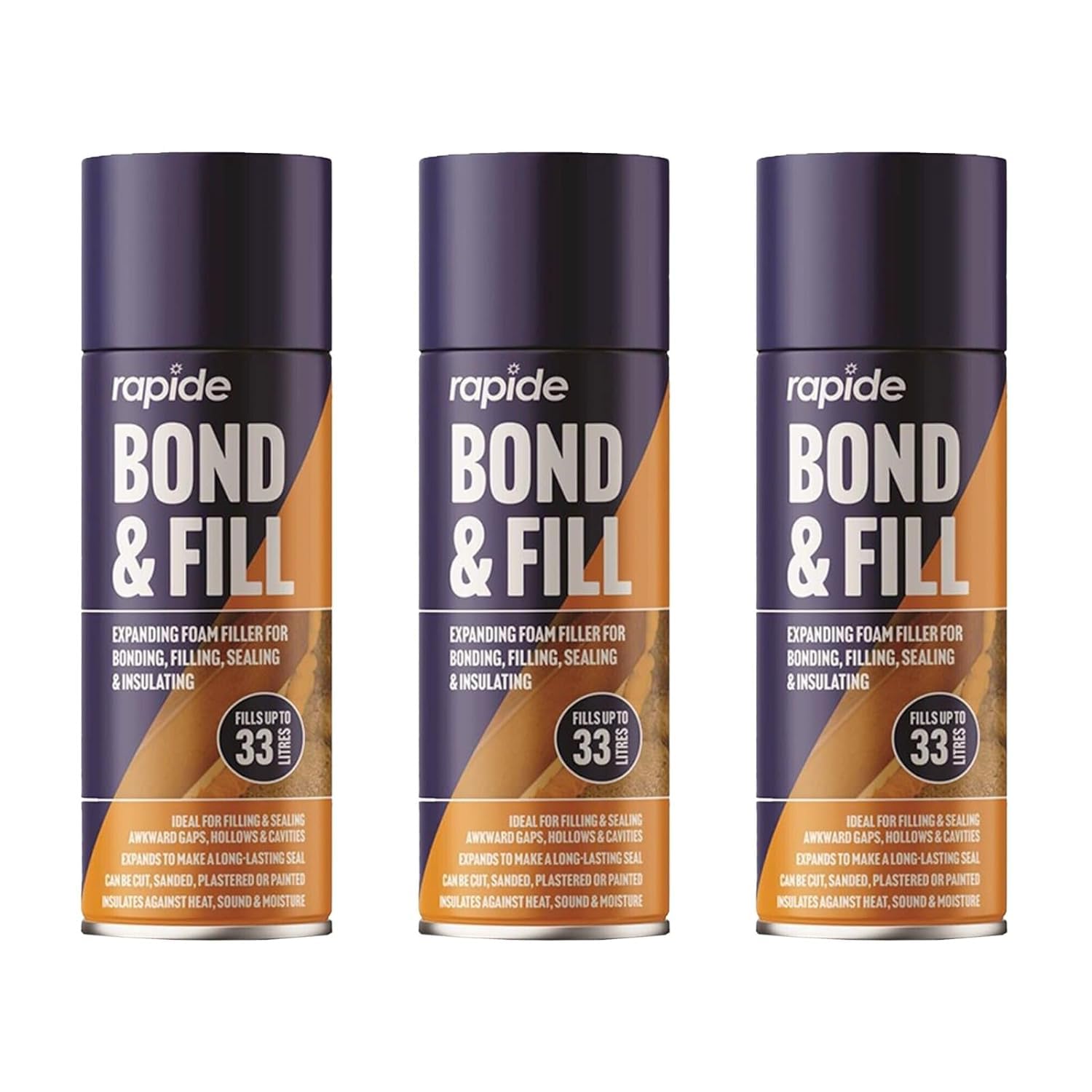 Carpet Adhesive Glue Spray Leather Foam Card Art Craft Fabric Strong Heavy Duty (3 X Expanding Foam 750ML)