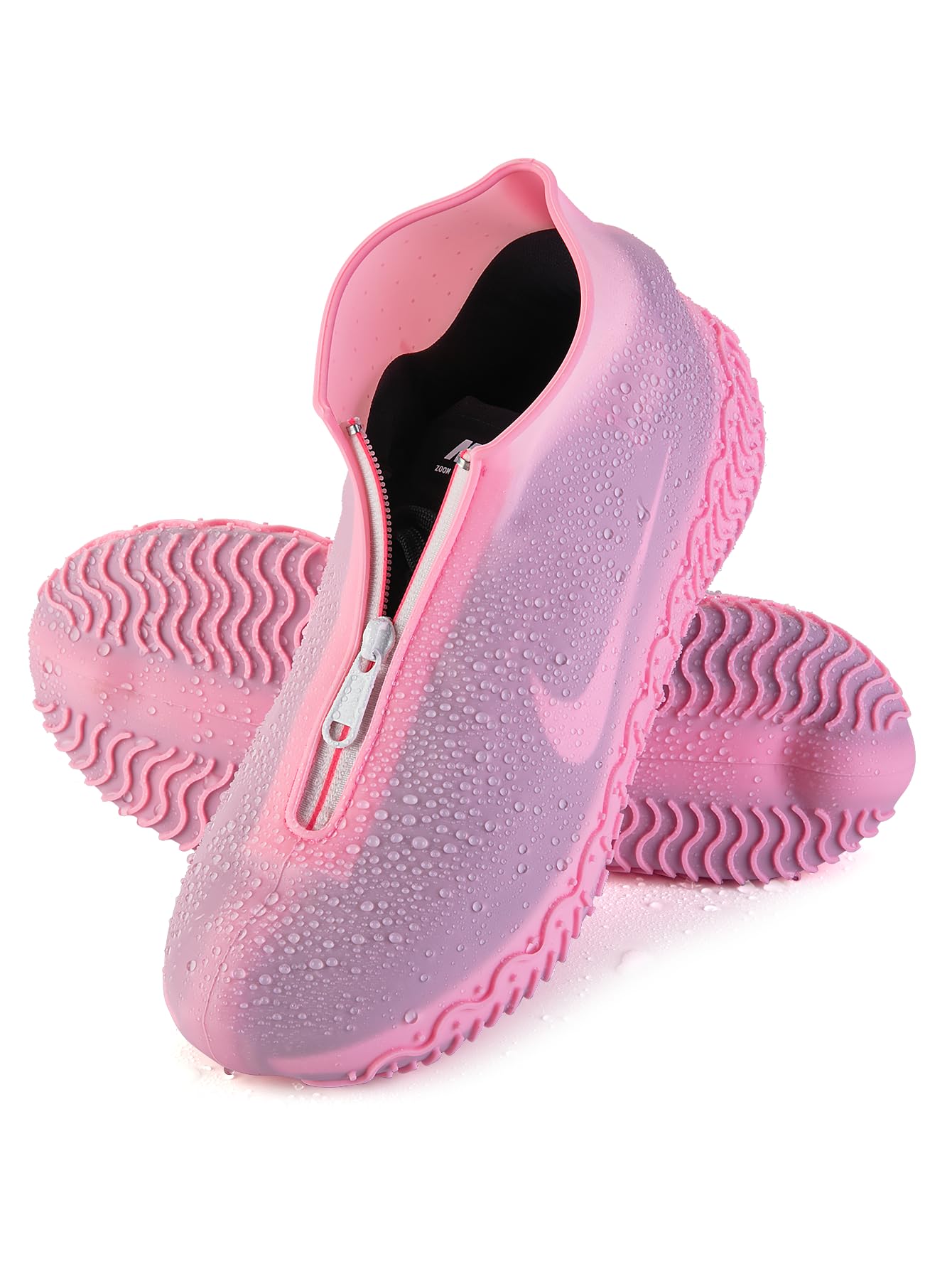 HTHOY&GOWY Shoe Covers Waterproof Silicone Rain Overshoes for Kids Men and Women