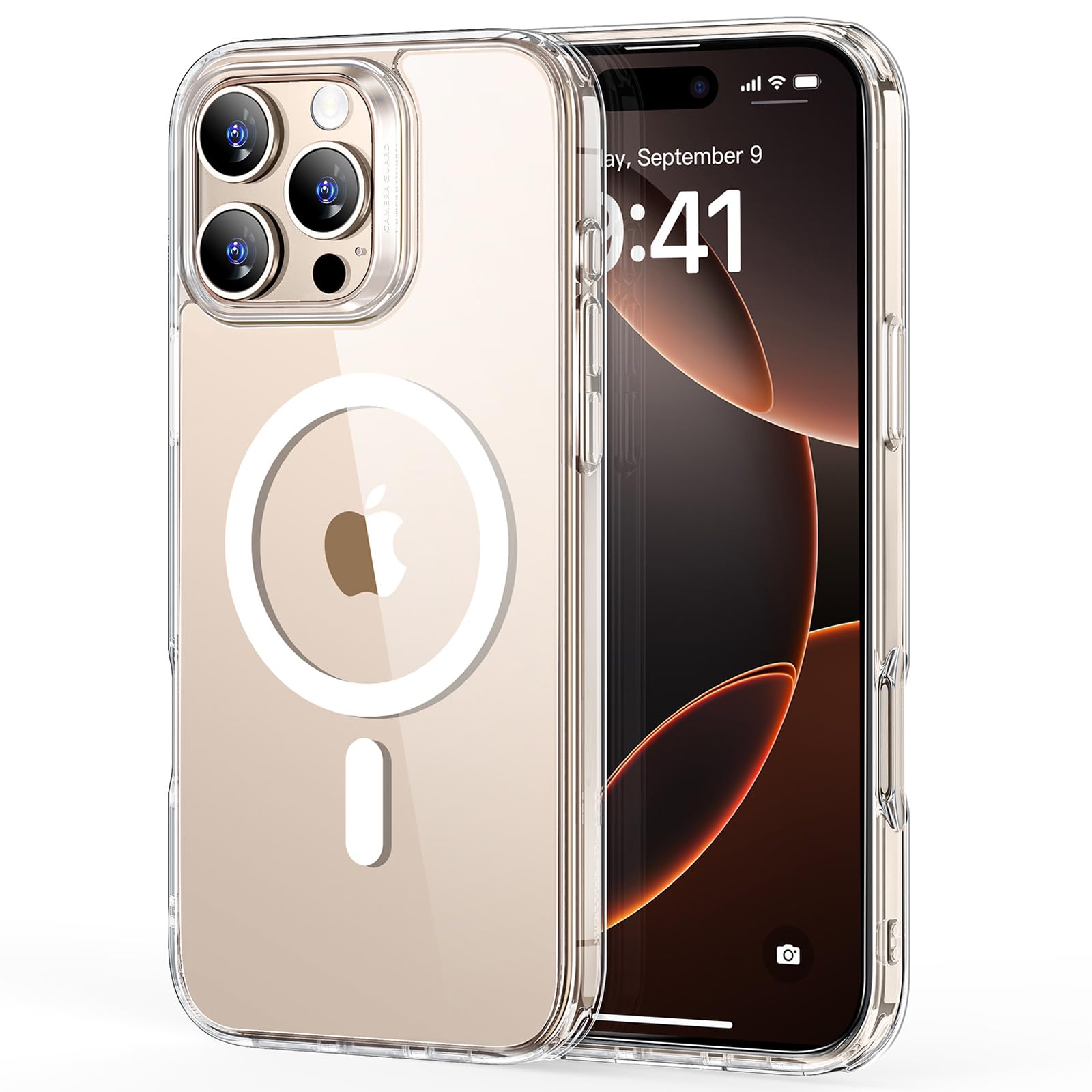 ESR for iPhone 16 Pro Case, Camera Control Compatible with MagSafe, Camera Protection, Shockproof Thin Cover, Resists Yellowing and Scratches, Magnetic Phone Case for iPhone 16 Pro, Clear