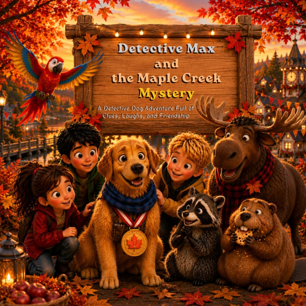 Detective Max and the Maple Creek Mystery: A Detective Dog Adventure Full of Clues, Laughs, and Friendship