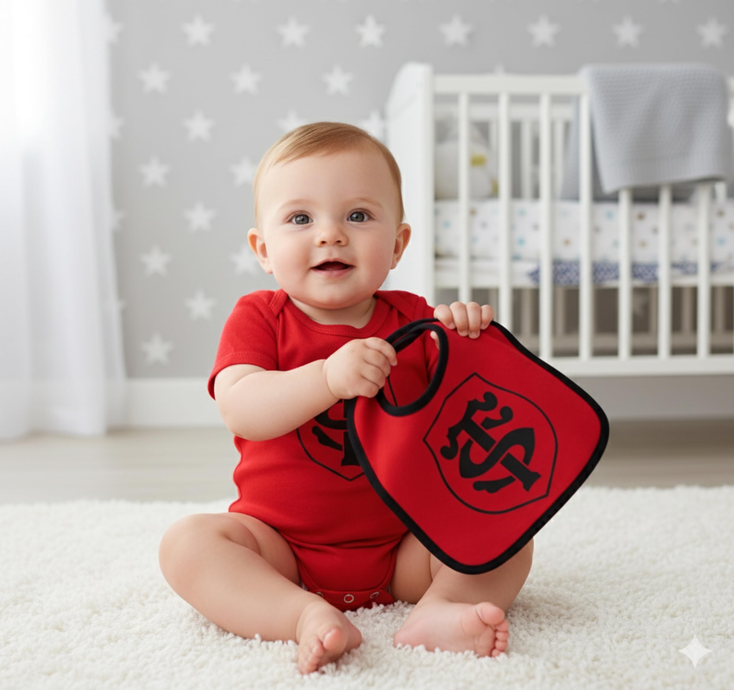 STADE TOULOUSAIN Body Bavoir bébé Toulouse - Collection Officielle Rugby