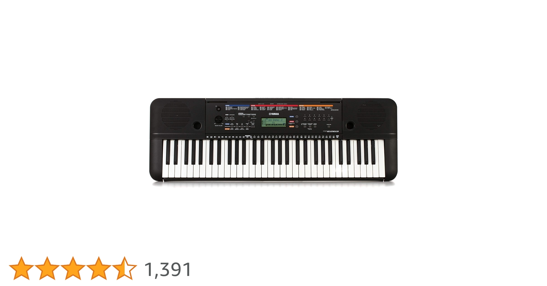 Amazon.co.jp: Yamaha PSR-E263 61-Key Portable Keyboard : 楽器