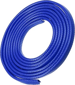 MODIGT 19.7Ft6M Blue Car Door Edge Guards, U-Shape Rubber Door Protector Edge Strip,Easy to Cut No Need Adhesive Fit for Most Vehicles