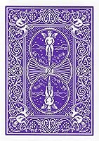 Vista 4 de Bicycle Purple Rider Back Playing Card Deck Poker
