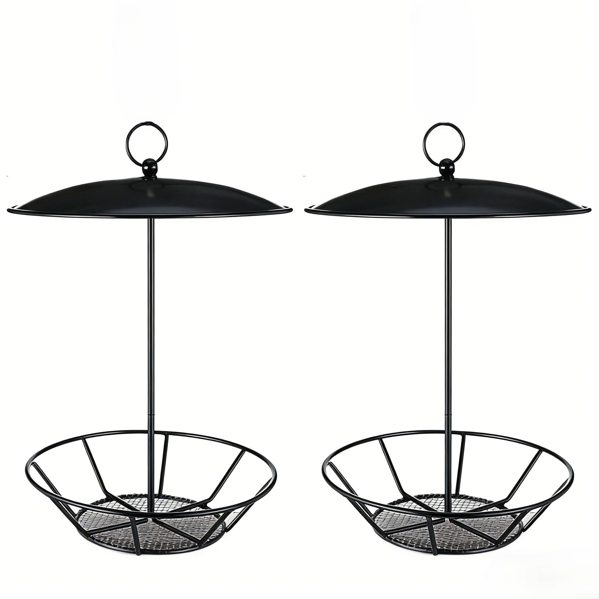 Mangeoire oiseaux jardin balcon pour observation nature 2pcs