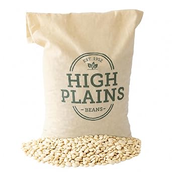 High Plains Beans Baby Lima Beans, 10 lb Bag, Premium Butter Beans | Smooth, Creamy Texture and a Delicate Flavor, Triple-Cleaned, High in Protein and Fiber, Gluten Free, Grown in the USA