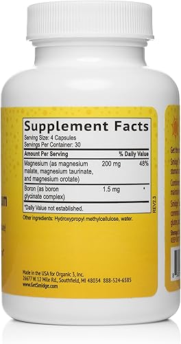 Miniatura 3 de Smidge® Cápsulas de magnesio matutino, 120 ct. Suplemento de magnesio puro para apoyar un impulso de energía natural.