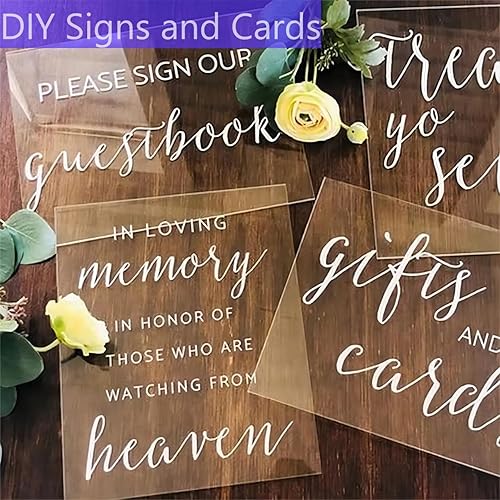 Miniatura 6 de Lámina de vidrio acrílico, 36 x 48 pulgadas, transparente, plexiglás premium, tablero acrílico fundido, panel de plexiglás, duradero, inastillable,