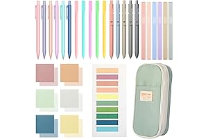 30 Piece School Supply Set: Pens, Pencils, Highlighters, & More!