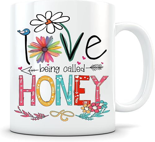 Regalos de miel, regalos para el día de la madre, taza de regalos de miel, regalos de miel de nietos y nietos, regalos de miel para Navidad, taza de