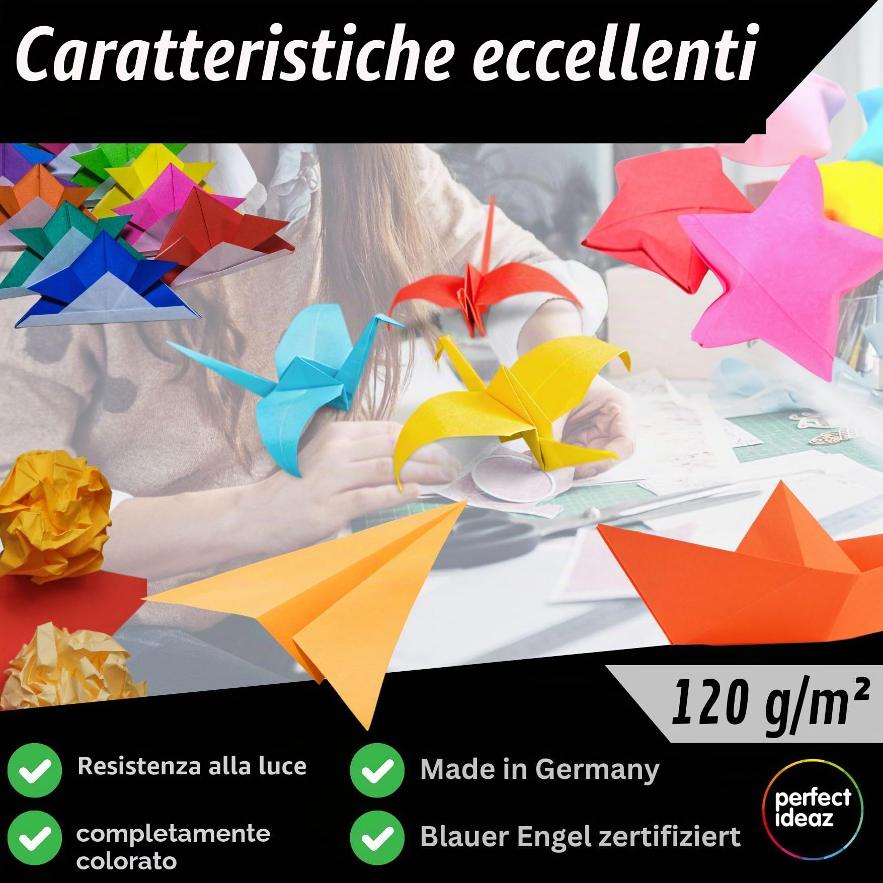 Carta colorata DIN-A5 148x210 mm 120 g/m² 20 colori Cartoncini bricolage