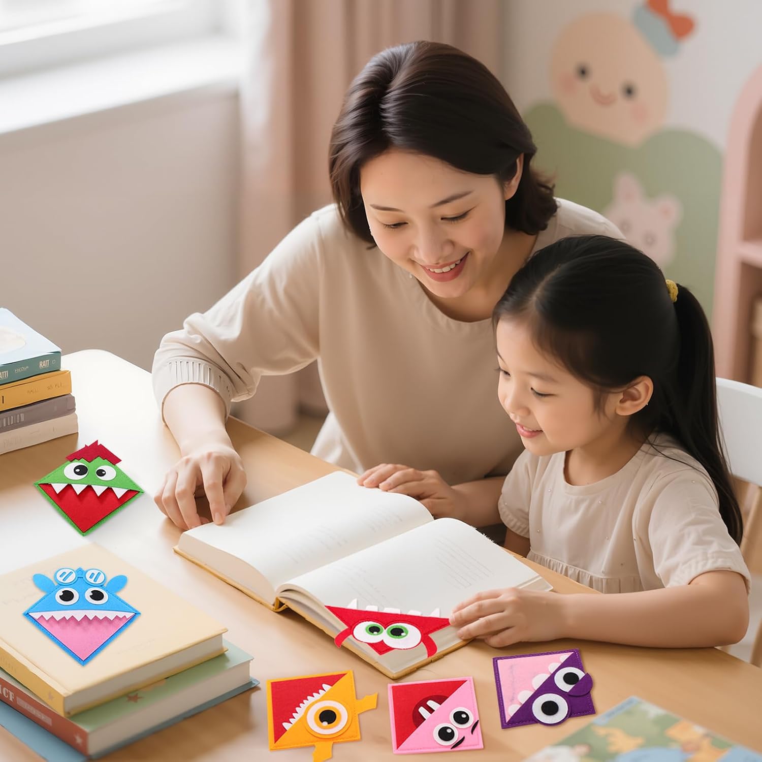 Colarr 6 Pcs Cute Corner Bookmarks Page Markers for Reading Lovers image 4