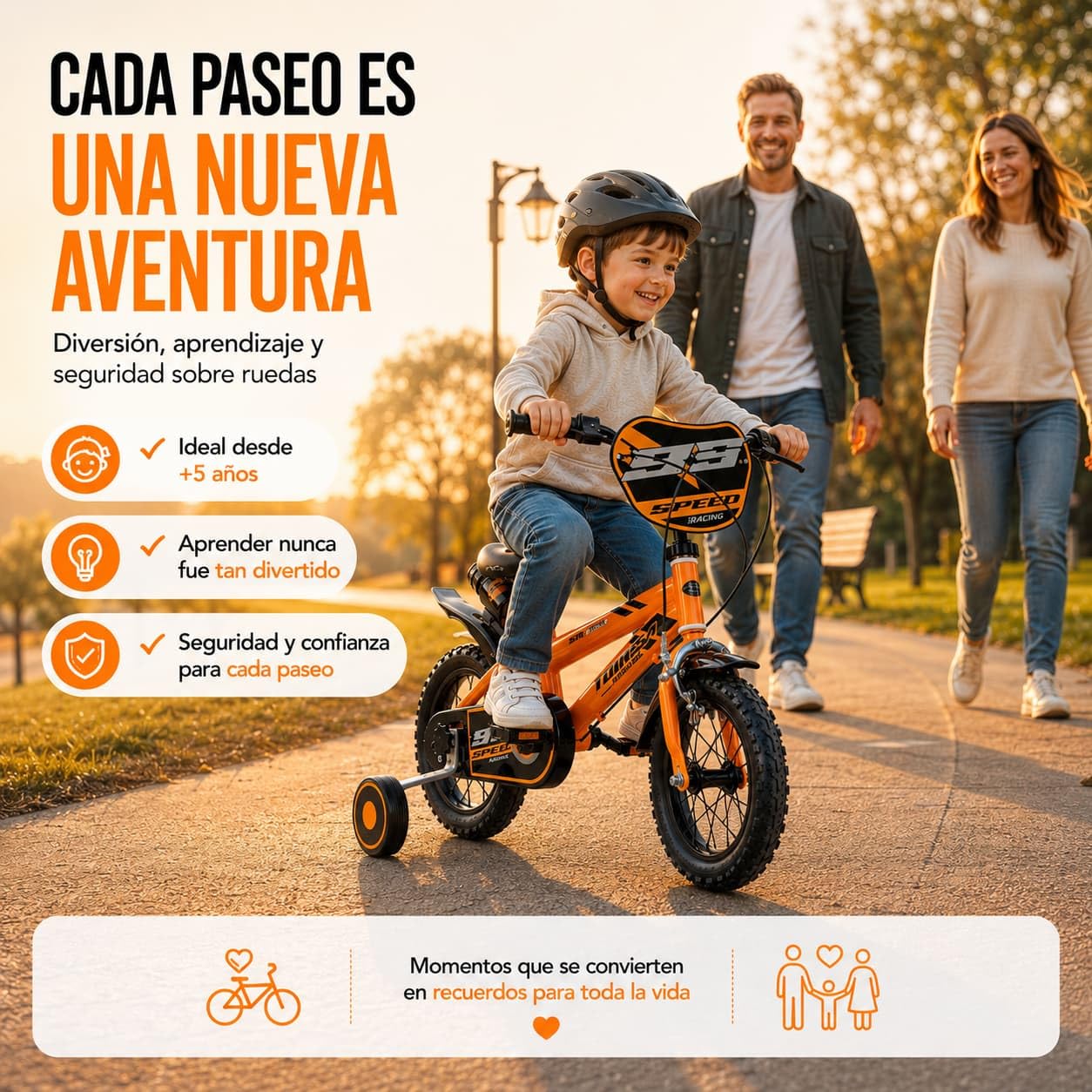 TOIMSA Bicicleta 12" Speed Racing