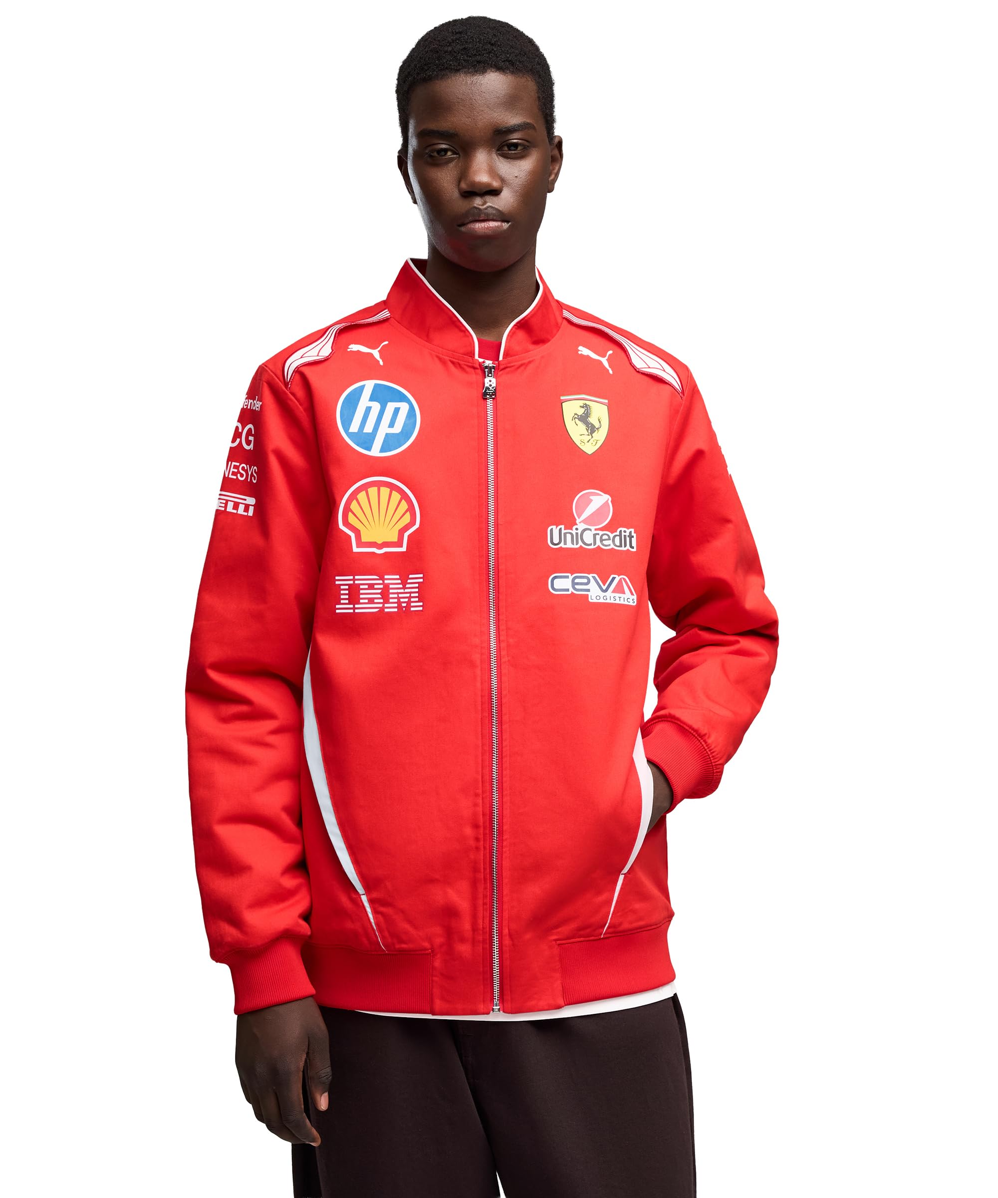 PUMA Scuderia Ferrari F1 2026 Men's Team Racing Jacket - Red - Size: 3XL