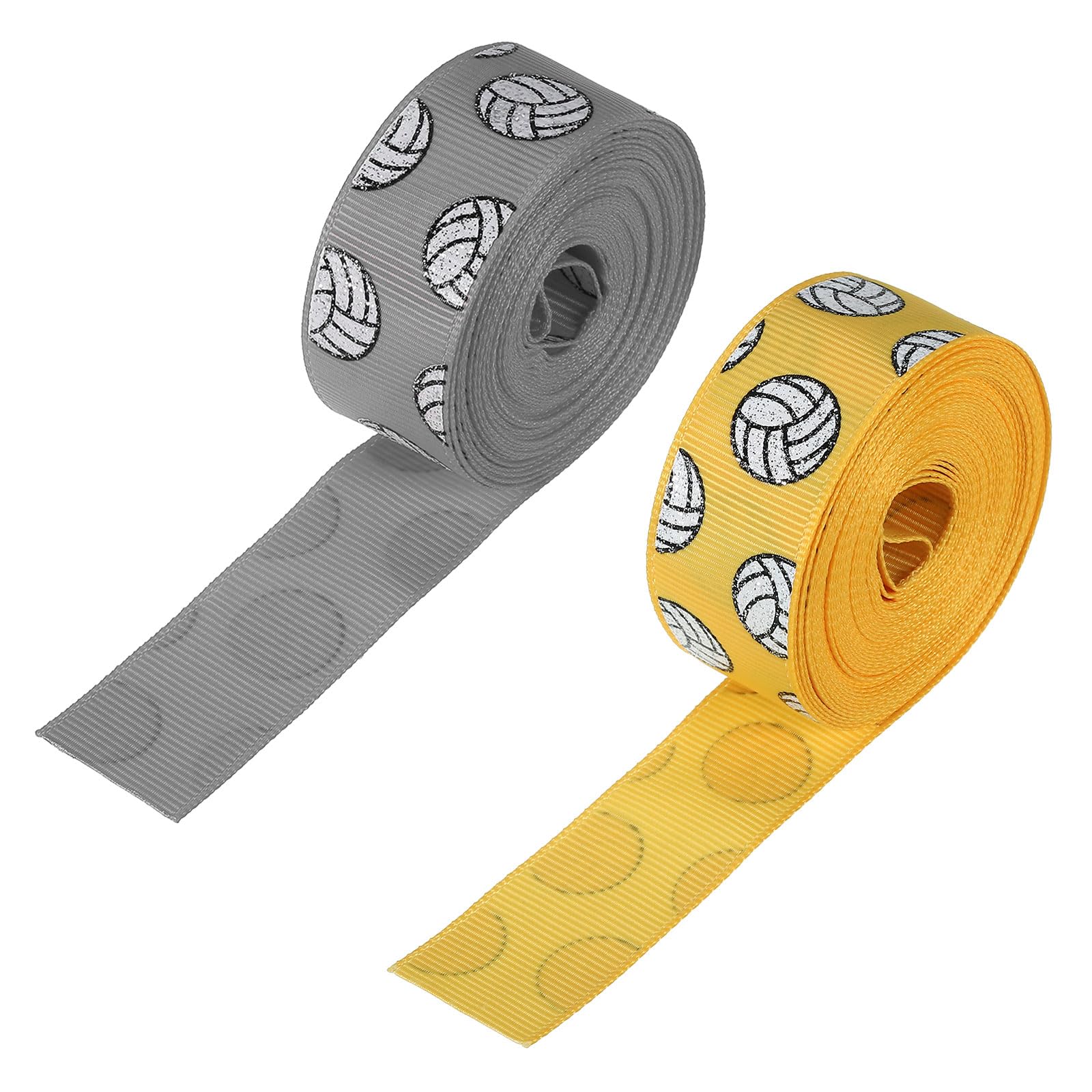 PATIKIL 7/8" x5Yard Volleyball Grosgrain Craft Ribbon