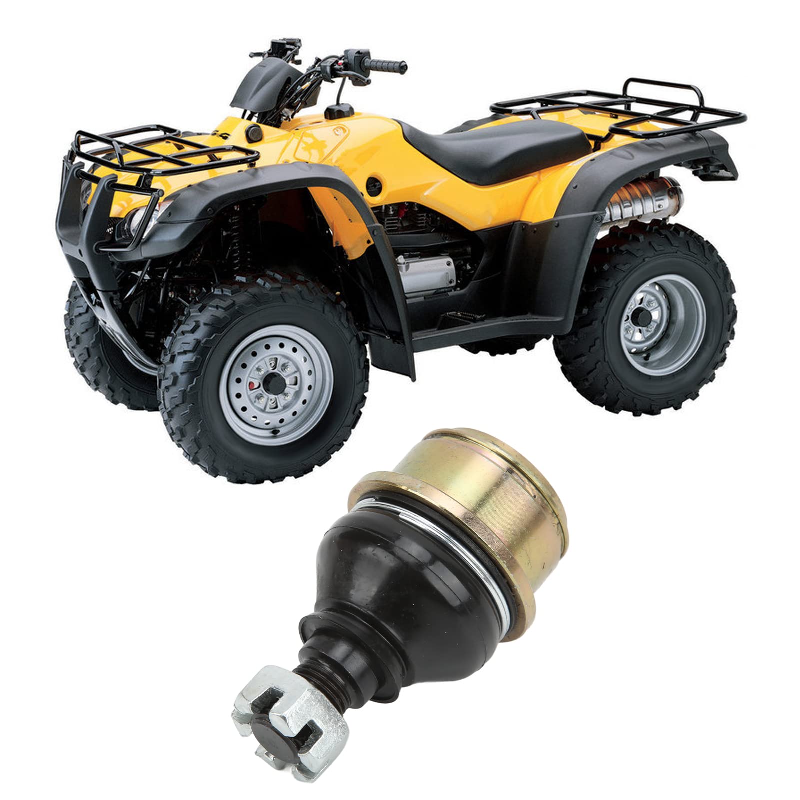Kit Giti Sferici Superiori Inferiori da 4 Pezzi, Sostituzione Giti Sferici in Aiaio E Gomma, Sostituzione Aessori ATV Per 350 400 420